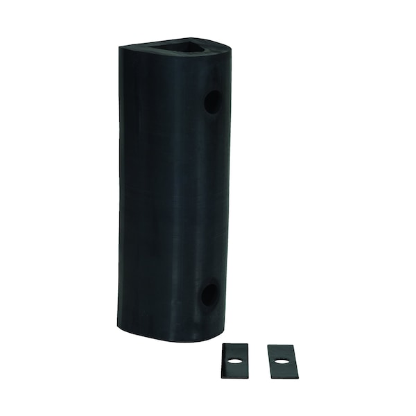 Extruded Rubber Fender Bumper, 18 x 6 x 6